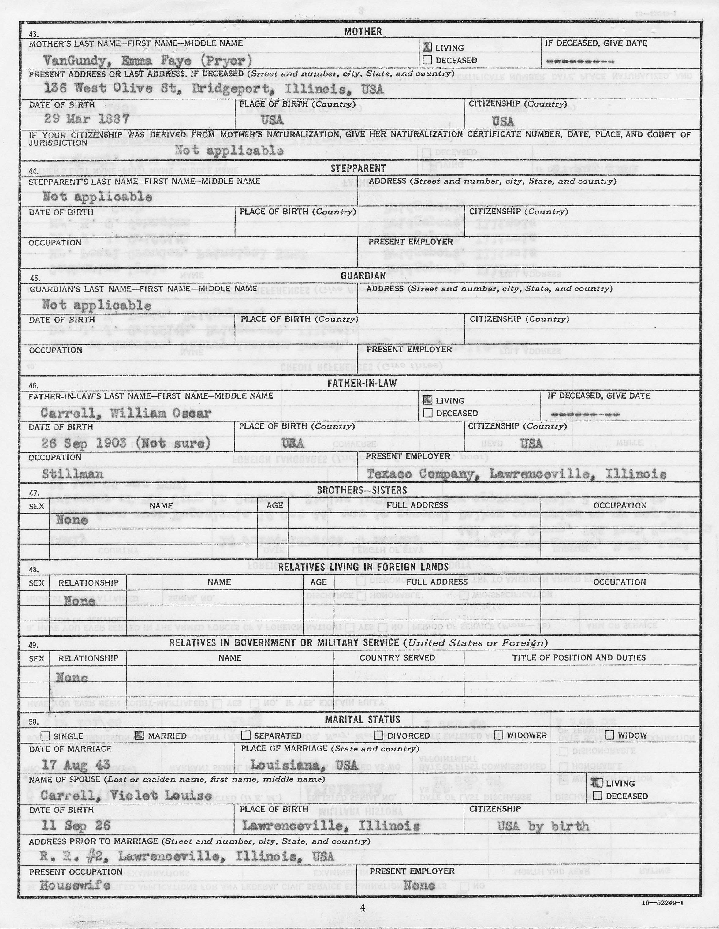 Personal History